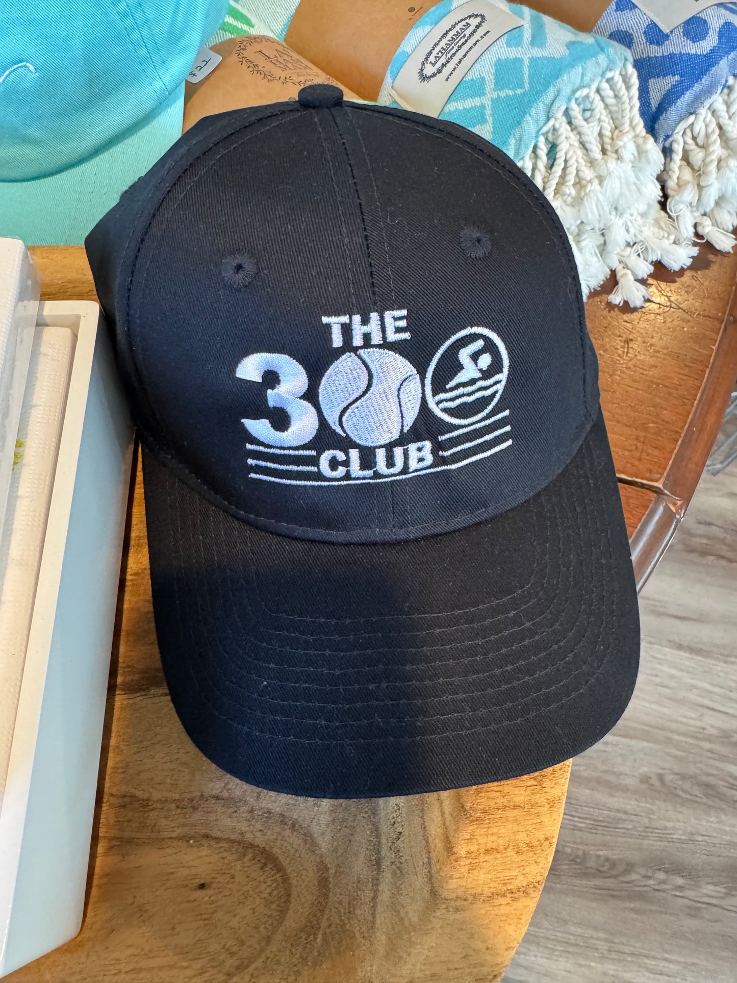 Black cap with 'The 300 Club' logo