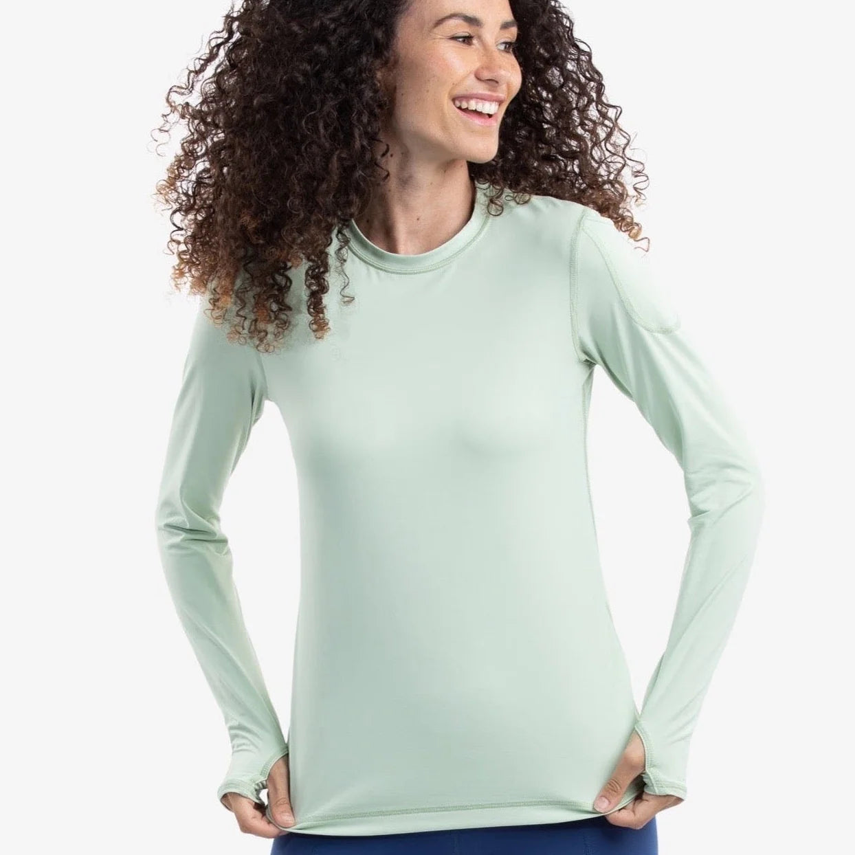 WOMEN'S LONG SLEEVE SUN SHIRT 24/7 - Sage