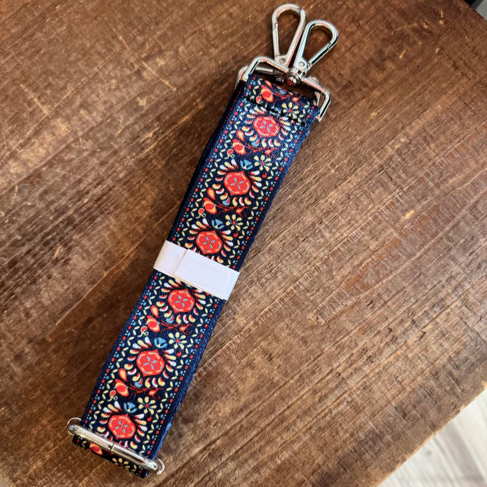 Floral Pattern Bag Strap