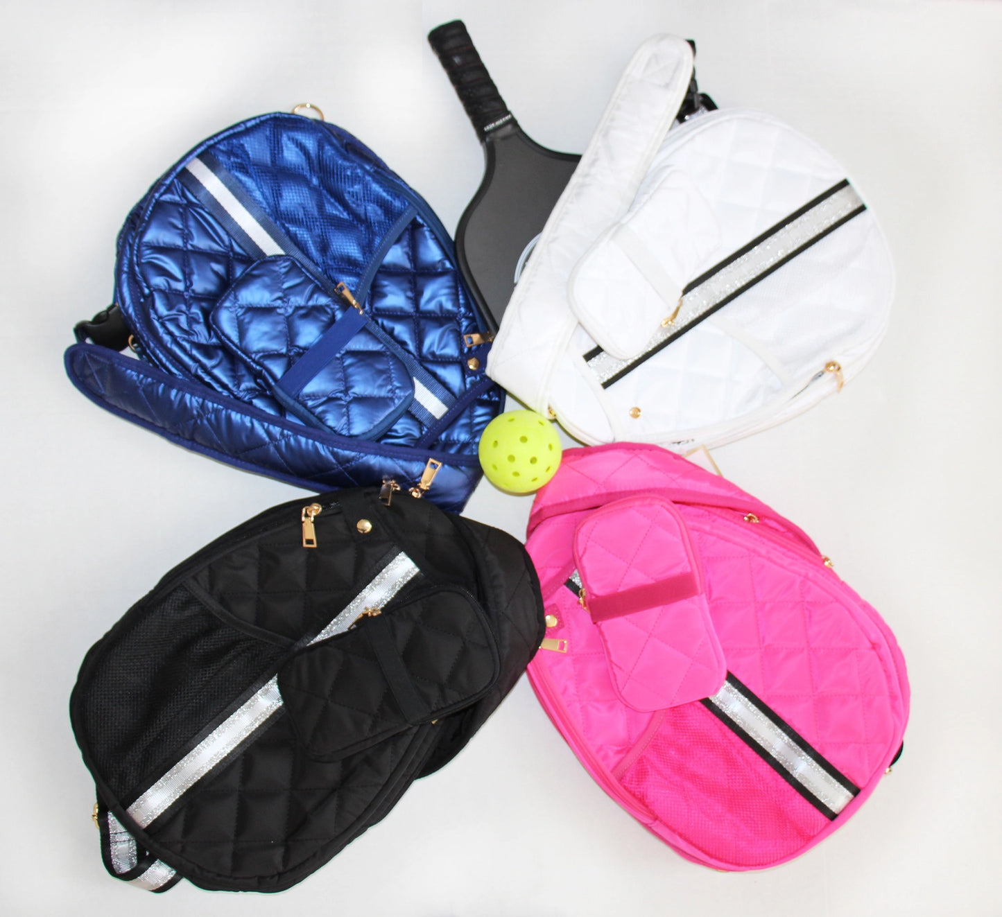 Pickleball Sling Crossbody Bag - Blue/Navy