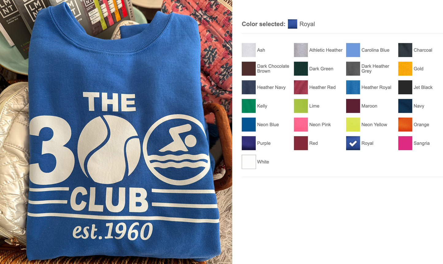 300 Club Sweatshirt - Classic Logo - PC78